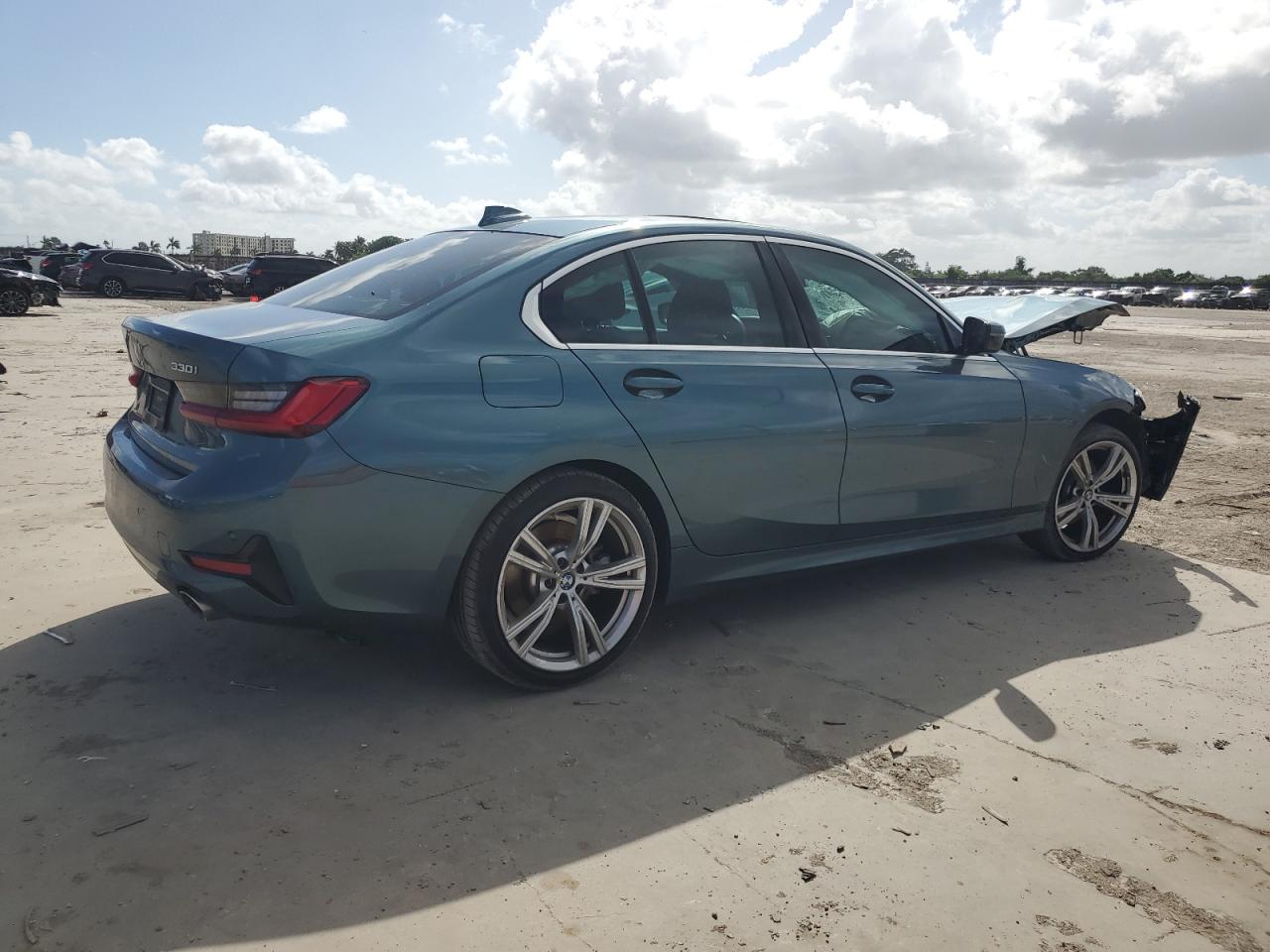 2021 BMW 3er VIN 3MW5R7J06M8B67362 Copart auction photo, front end damage thumbnail 3