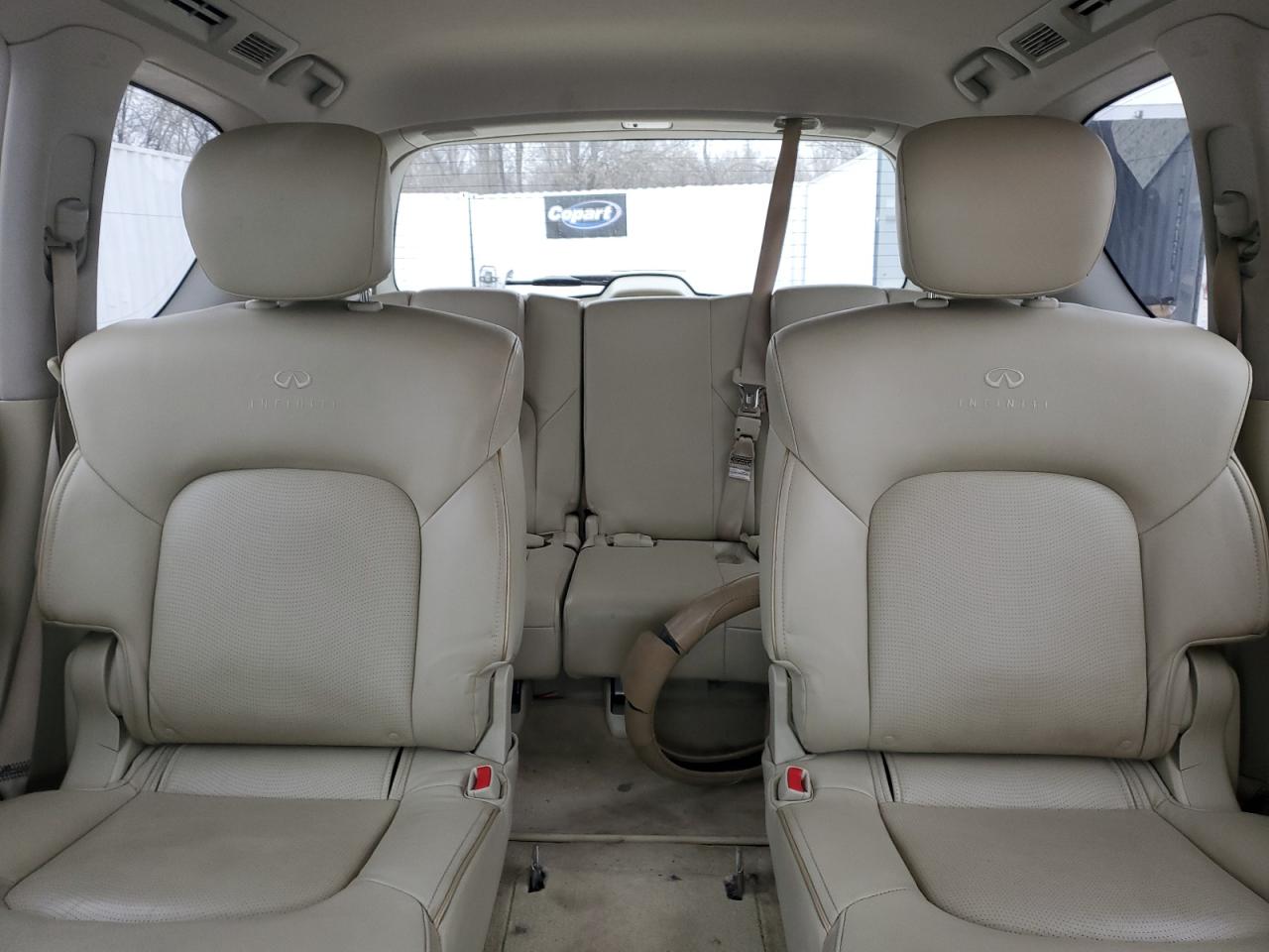 2012 Infiniti QX56 VIN JN8AZ2NE0C9021218 Copart auction photo, front end damage thumbnail 10