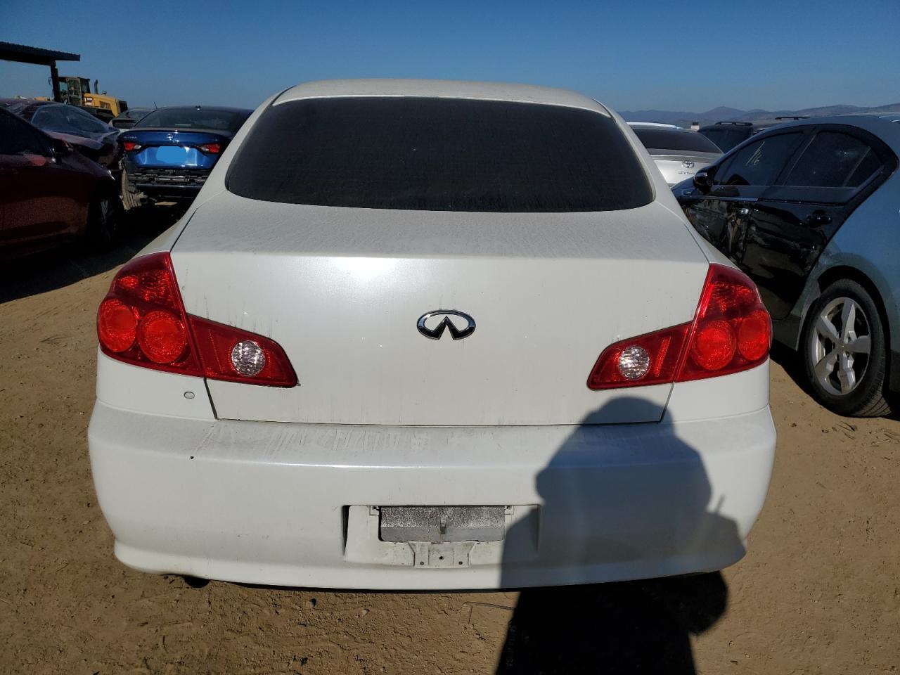 2005 Infiniti G VIN JNKCV51E05M220985 Copart auction photo, water/flood damage thumbnail 6