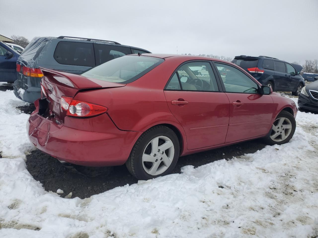 2004 Mazda 6 VIN 1YVFP80C445N14872 Copart auction photo, rear end / minor dent/scratches damage thumbnail 3