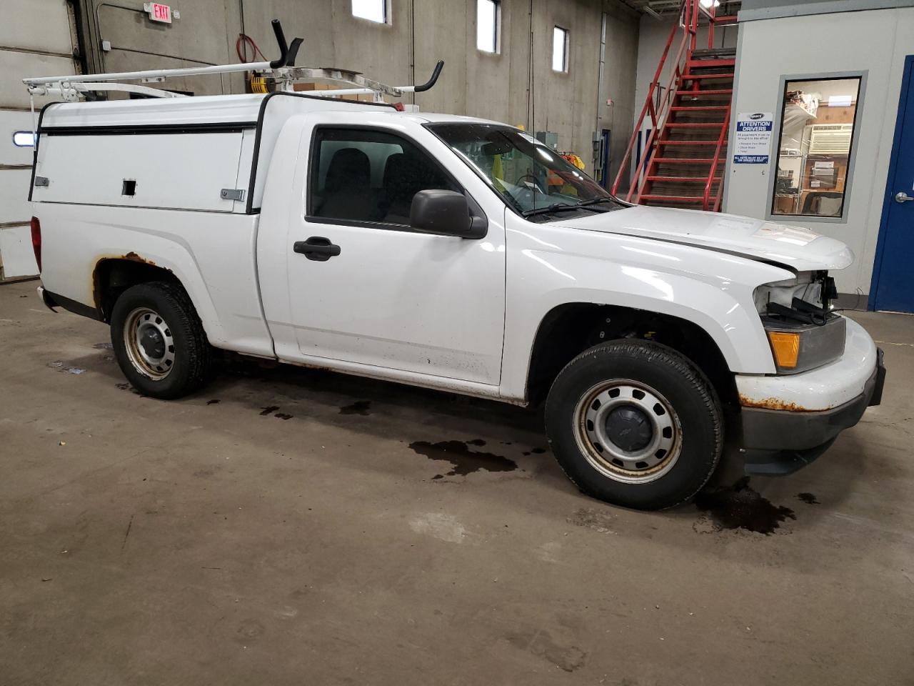 2010 Chevrolet Colorado VIN 1GCCSBD93A8142115 Copart auction photo, front end / side damage thumbnail 4