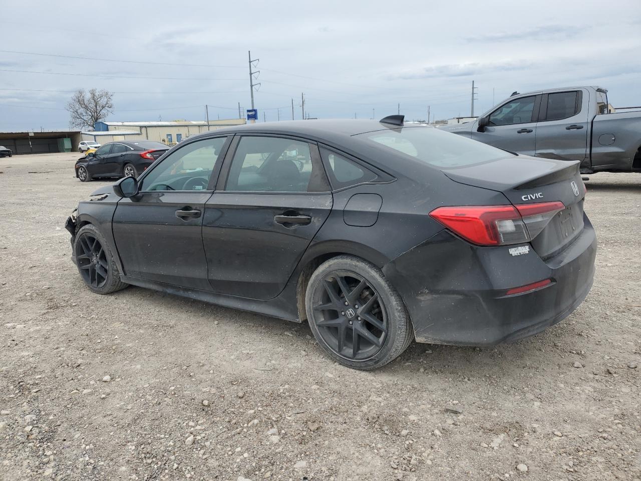 2022 Honda Civic VIN 2HGFE2F57NH535406 Copart auction photo, front end damage thumbnail 2