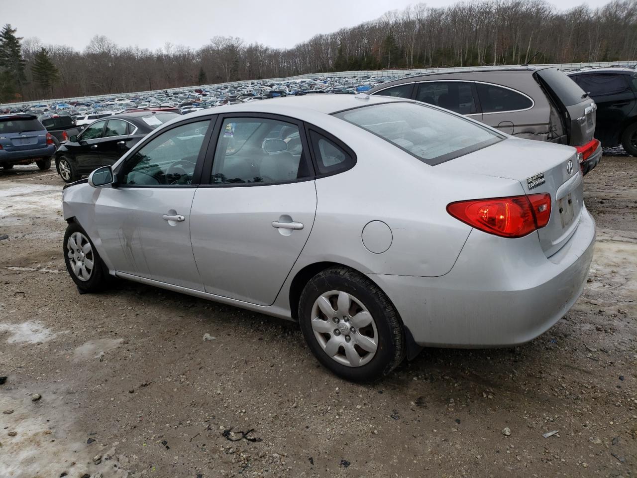 2008 Hyundai Elantra VIN KMHDU46D48U570462 Copart auction photo, front end / undercarriage damage thumbnail 2