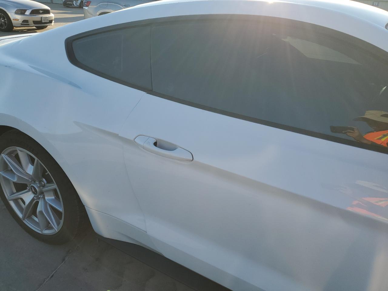 2015 Ford Mustang VIN 1FA6P8TH1F5317910 Copart auction photo, front end / rear end damage thumbnail 10