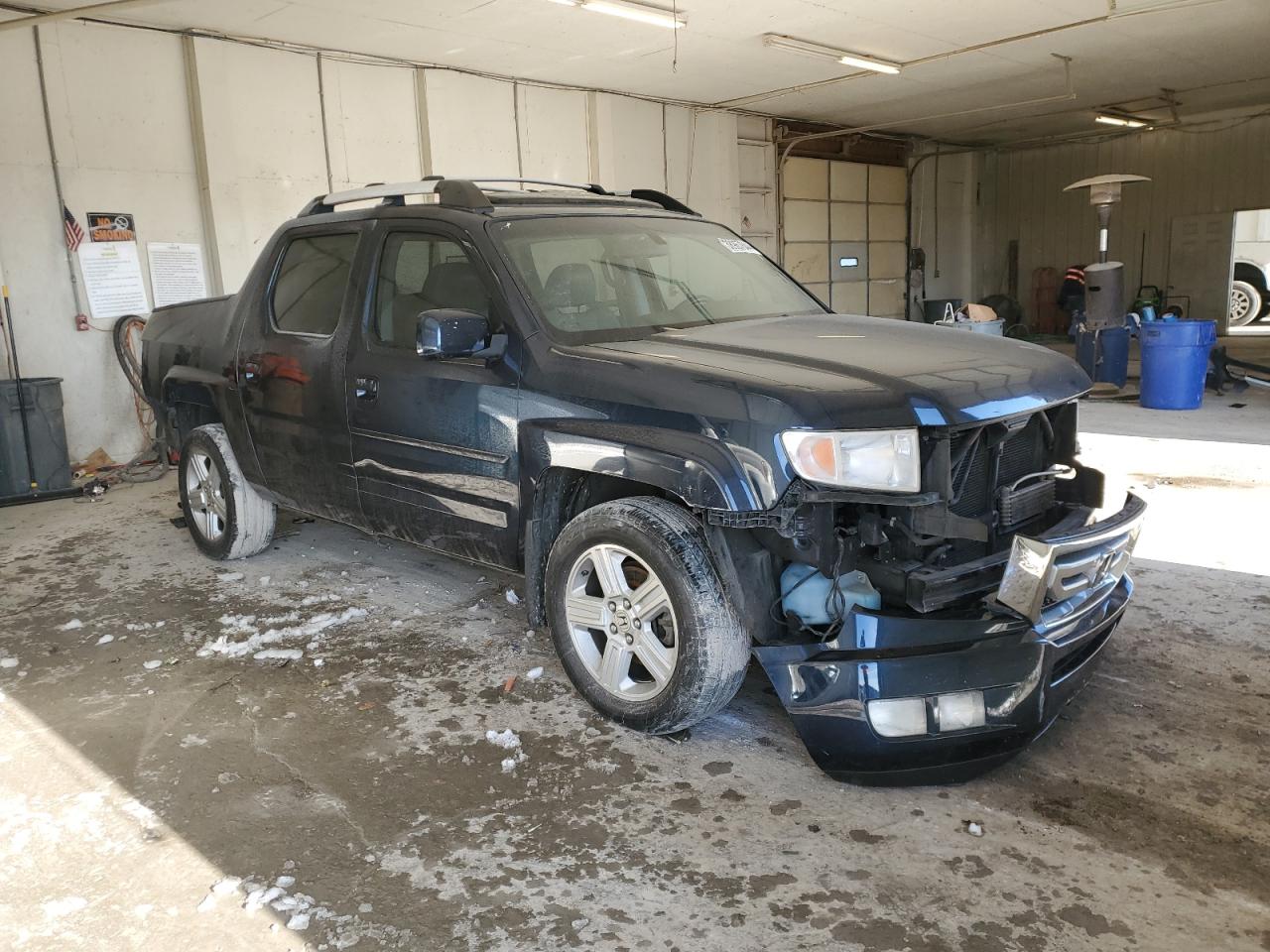 2010 Honda Ridgeline VIN 5FPYK1F51AB007118 Copart auction photo, front end / rear end damage thumbnail 4