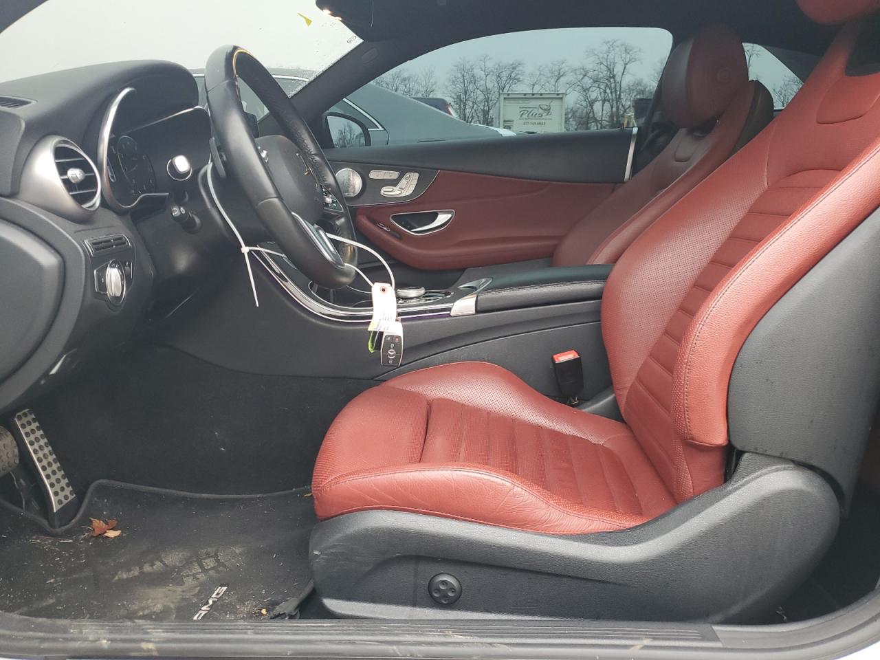 2021 Mercedes-Benz C-klasse VIN W1KWJ8EB0MG095632 Copart auction photo, front end damage thumbnail 7