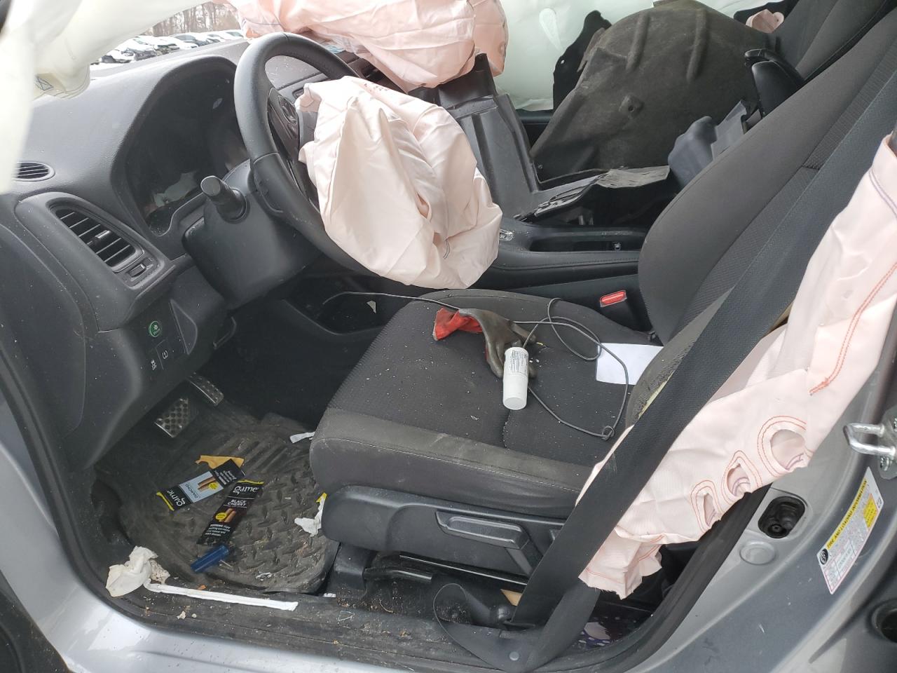 2022 Honda HR-V VIN 3CZRU6H10NM731506 Copart auction photo, rollover / all over damage thumbnail 7