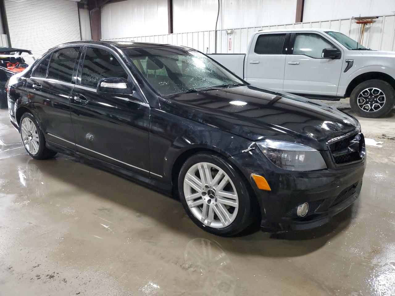 2009 Mercedes-Benz C-klasse VIN WDDGF81X89R078841 Copart auction photo, front end damage thumbnail 4