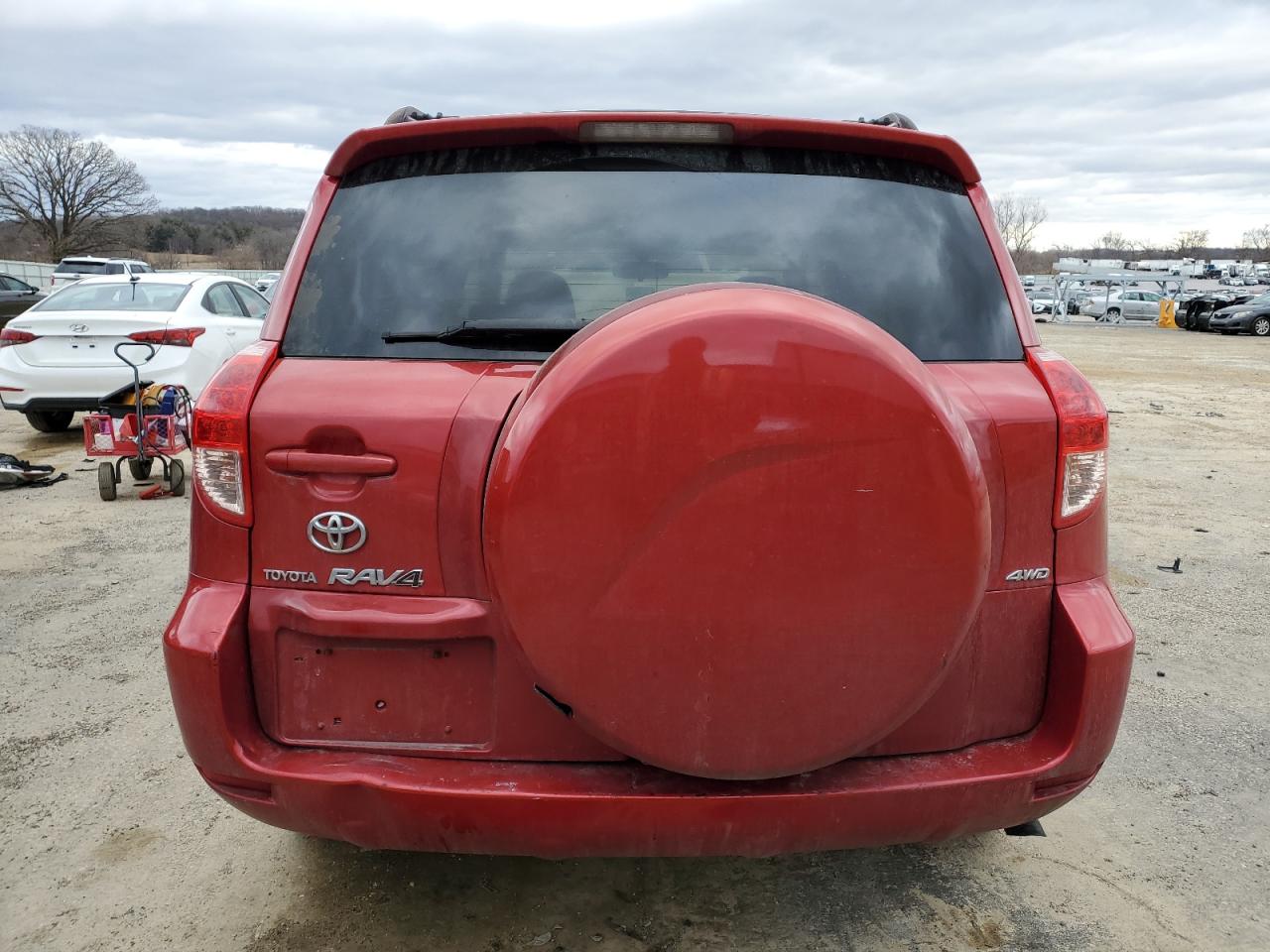 2007 Toyota RAV 4 VIN JTMBD31V876033991 Copart auction photo, all over damage thumbnail 6