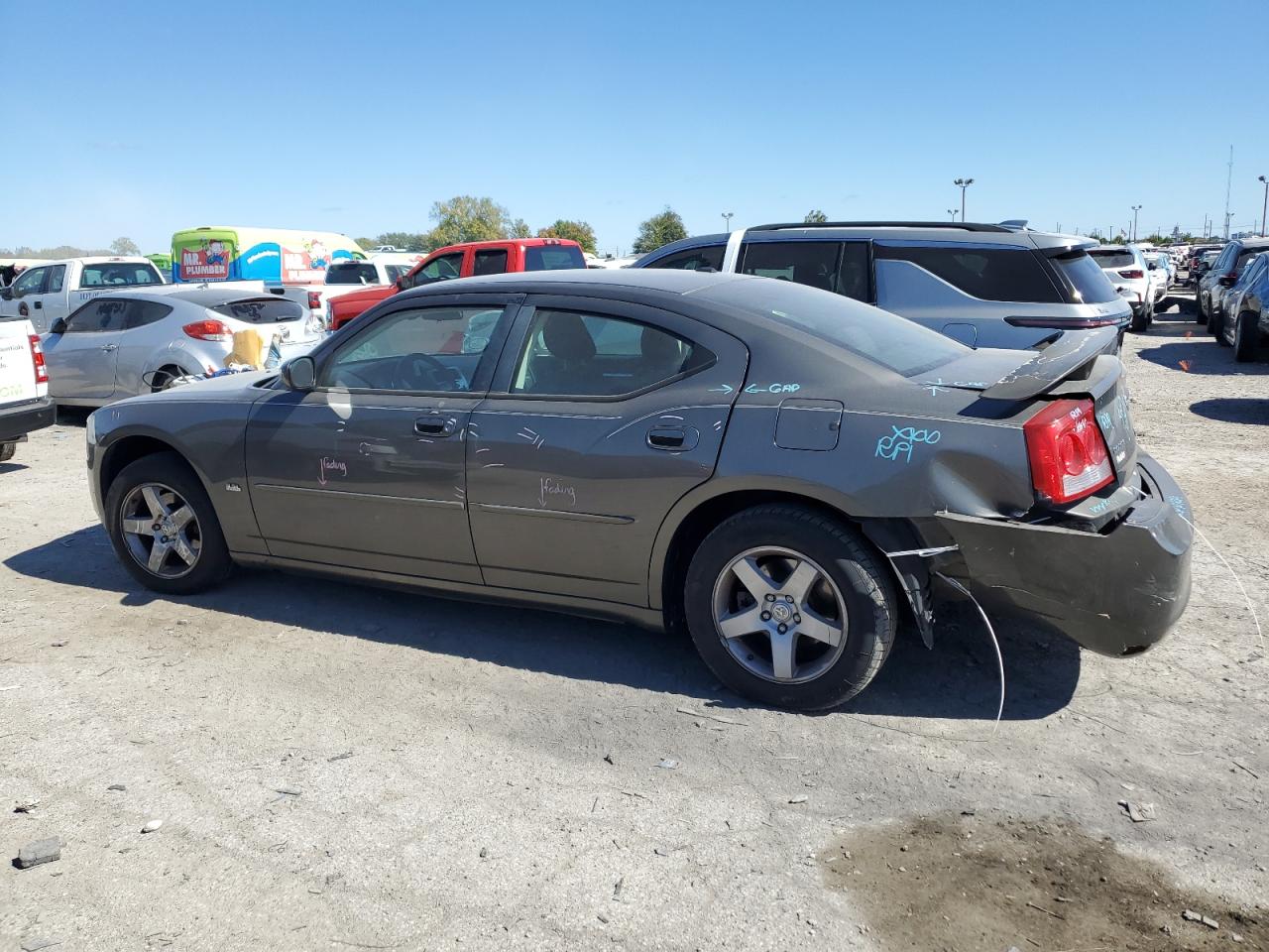 2010 Dodge Charger VIN 2B3CA3CV1AH126949 Copart auction photo, rear end / minor dent/scratches damage thumbnail 2