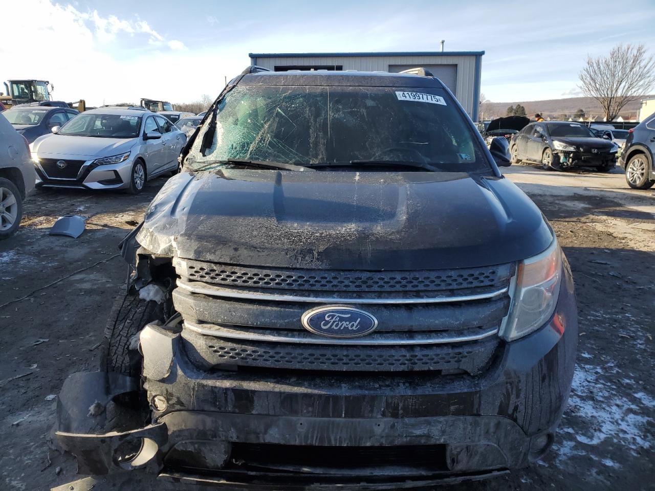 2013 Ford Explorer VIN 1FM5K8D81DGA55273 Copart auction photo, front end / side damage thumbnail 5