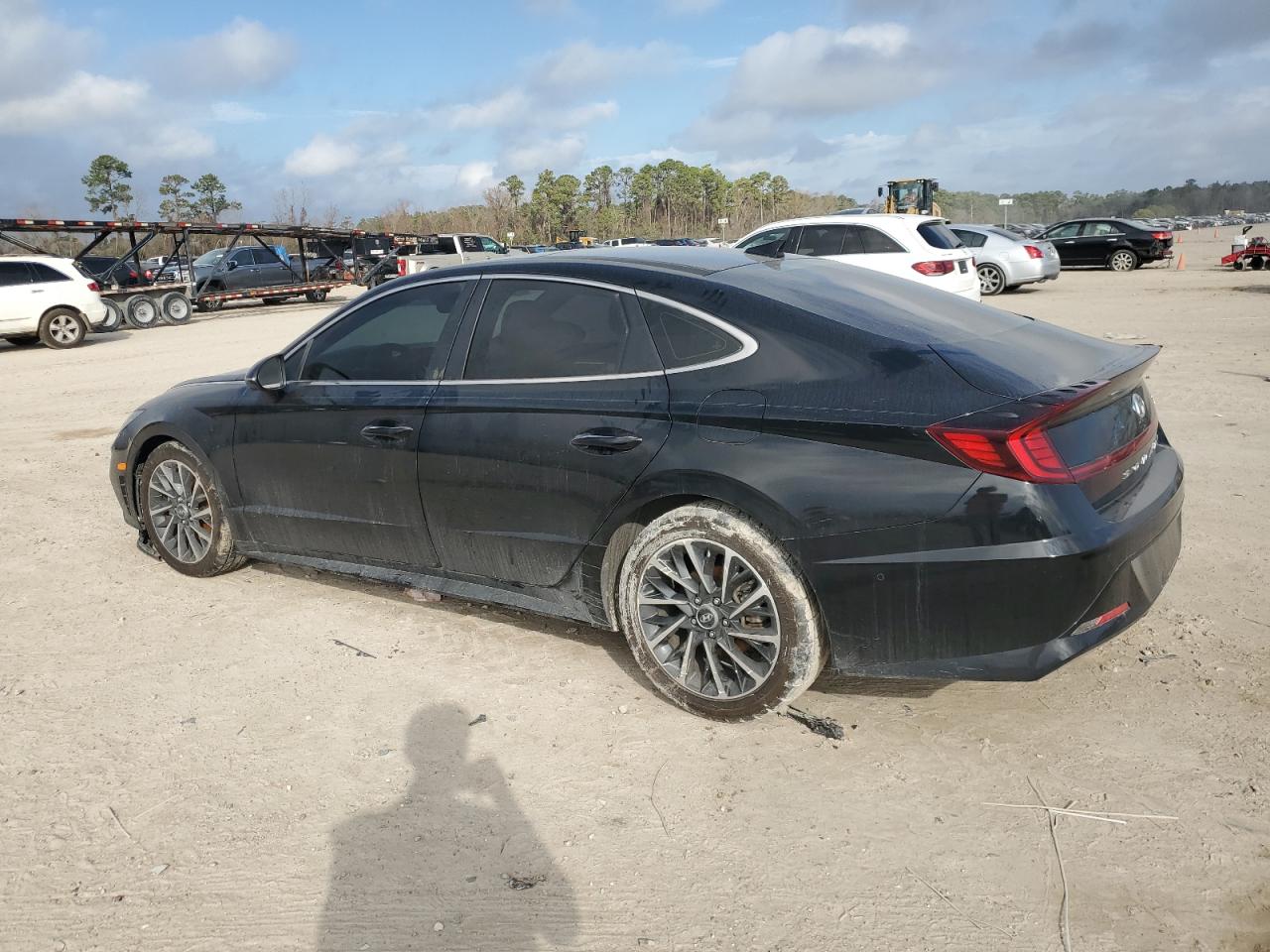 2020 Hyundai Sonata VIN 5NPEH4J29LH013150 Copart auction photo, front end damage thumbnail 2
