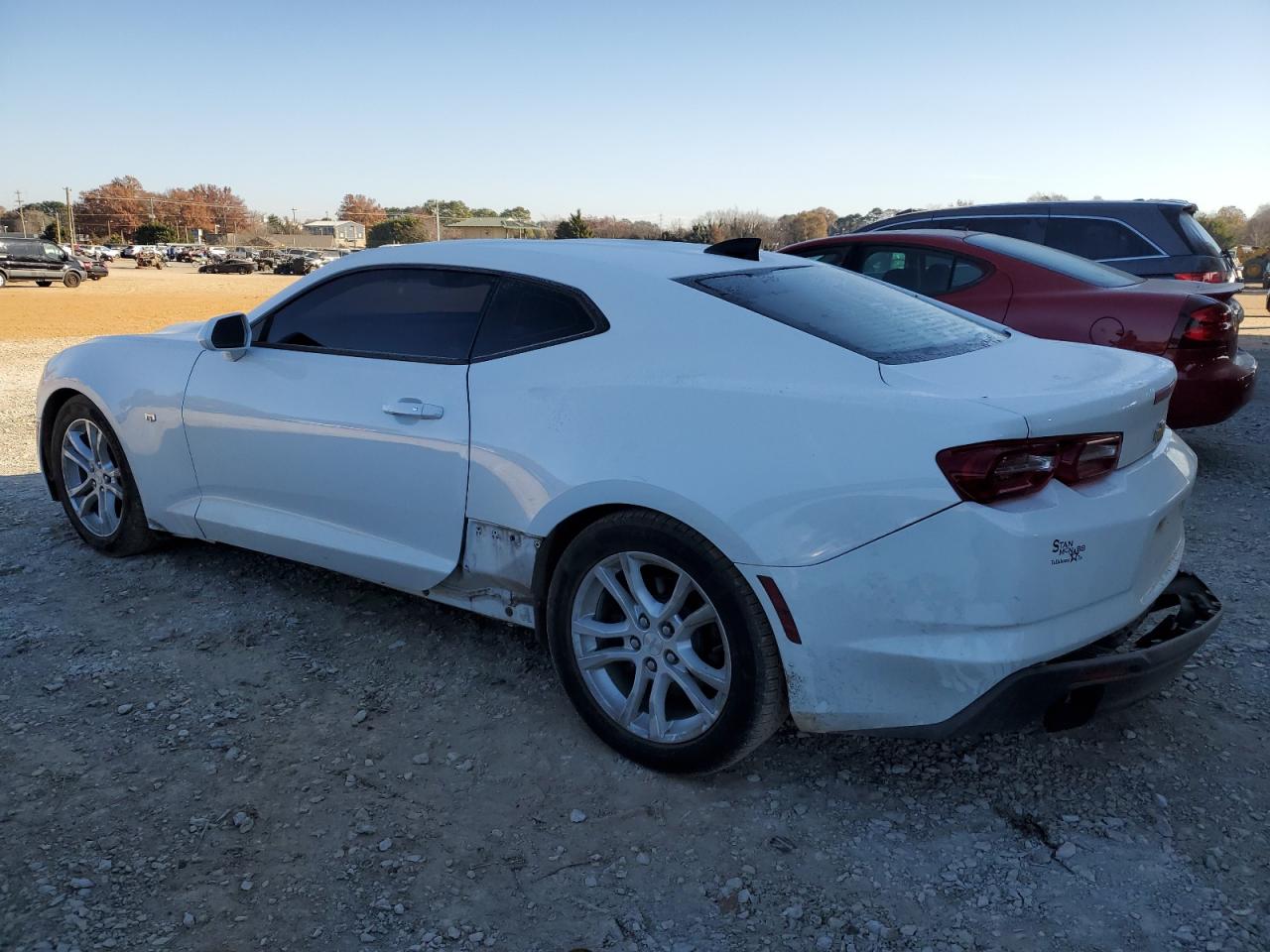 2019 Chevrolet Camaro VIN 1G1FB1RX2K0113468 Copart auction photo, side / rear end damage thumbnail 2