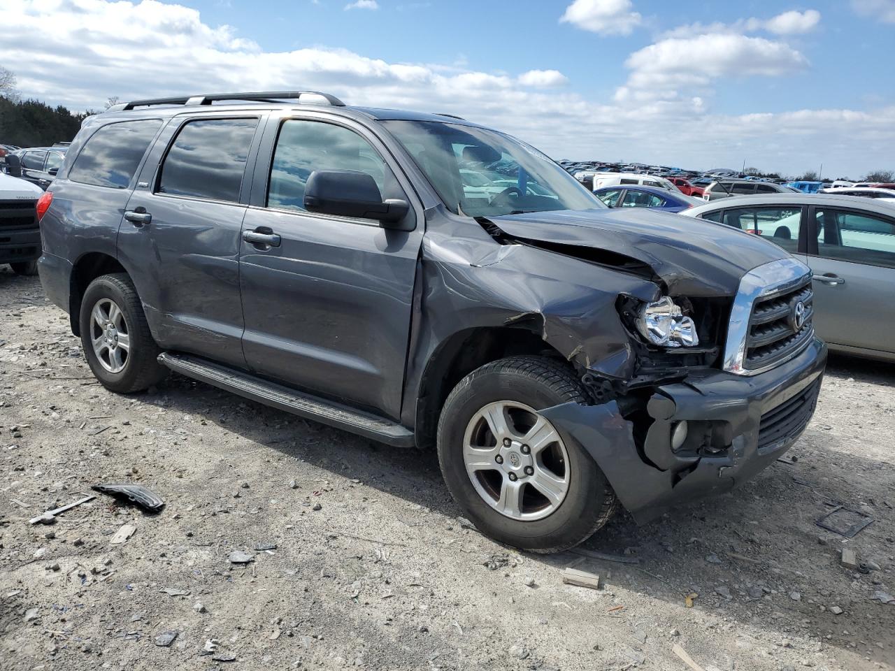2012 Toyota Sequoia VIN 5TDBW5G14CS067513 Copart auction photo, front end / minor dent/scratches damage thumbnail 4