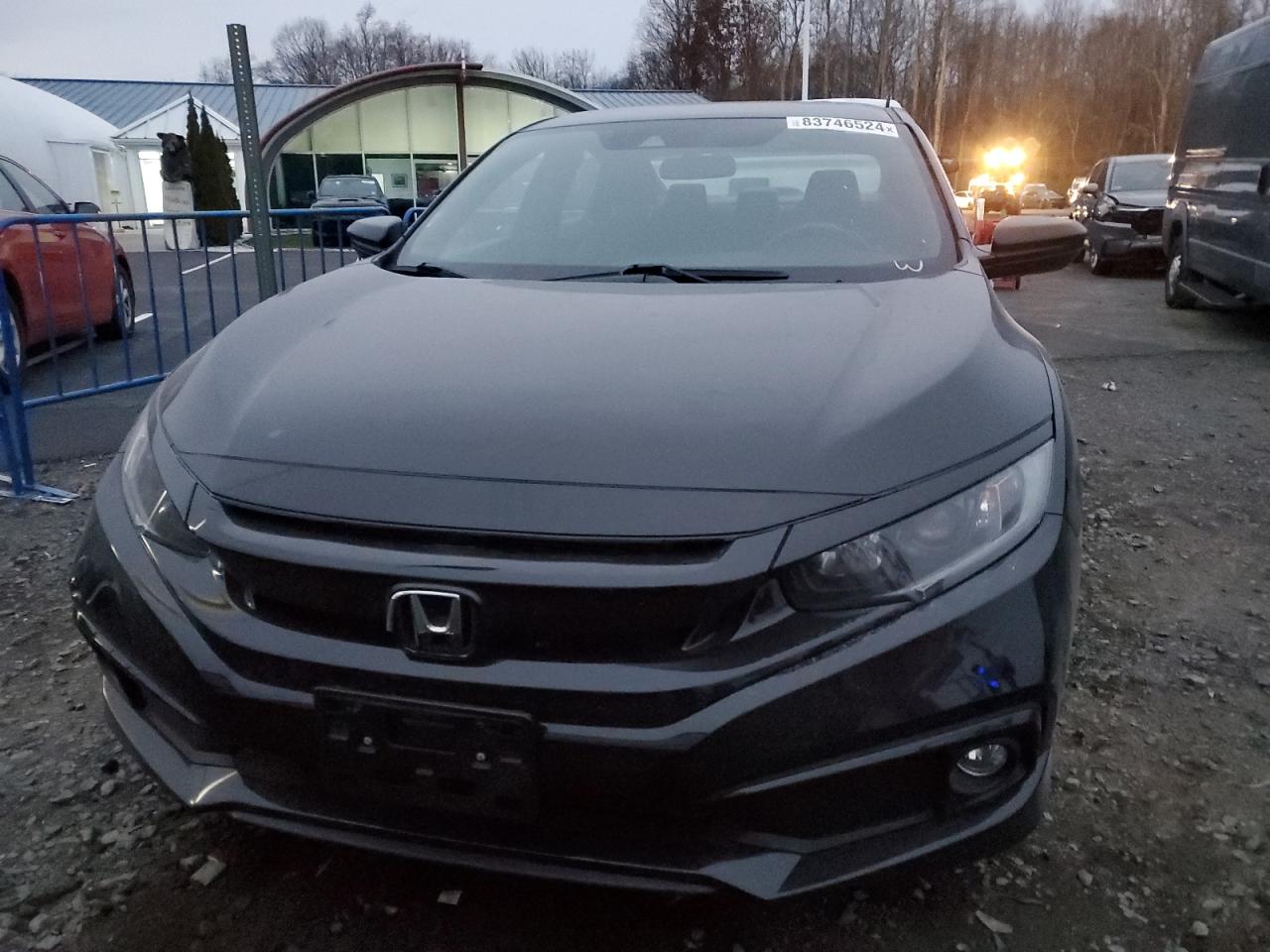 2021 Honda Civic VIN 19XFC2F8XME203307 Copart auction photo, rear end / minor dent/scratches damage thumbnail 5