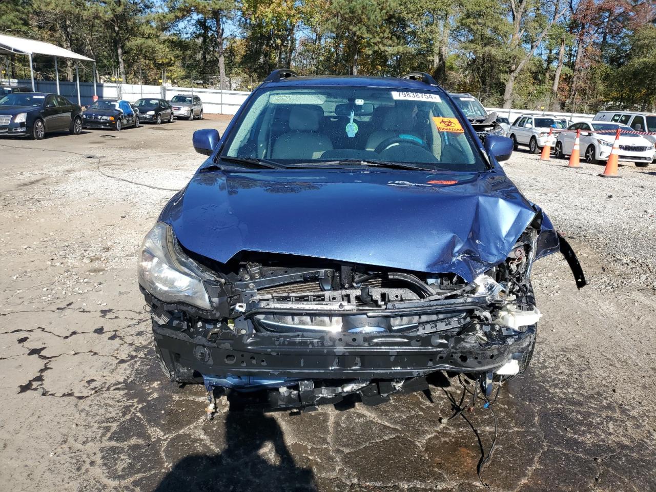 2014 Subaru XV VIN JF2GPAKC4E8270754 Copart auction photo, front end damage thumbnail 5