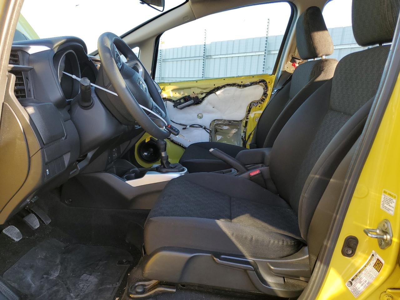 2015 Honda Fit VIN 3HGGK5G57FM759680 Copart auction photo, front end / side damage thumbnail 7