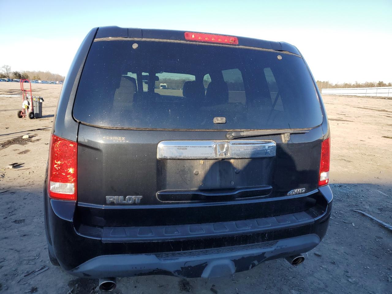 2013 Honda Pilot VIN 5FNYF4H76DB015605 Copart auction photo, front end / side damage thumbnail 6