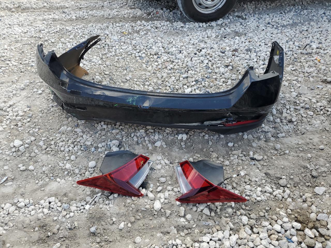 2022 Hyundai Elantra VIN 5NPLS4AG3NH066563 Copart auction photo, rear end damage thumbnail 12