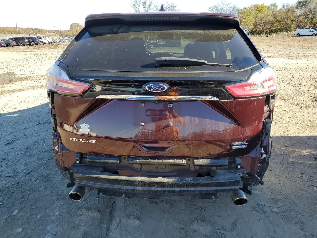 2019 Ford Edge VIN 2FMPK4J93KBC69250 Copart auction photo, all over damage thumbnail 6