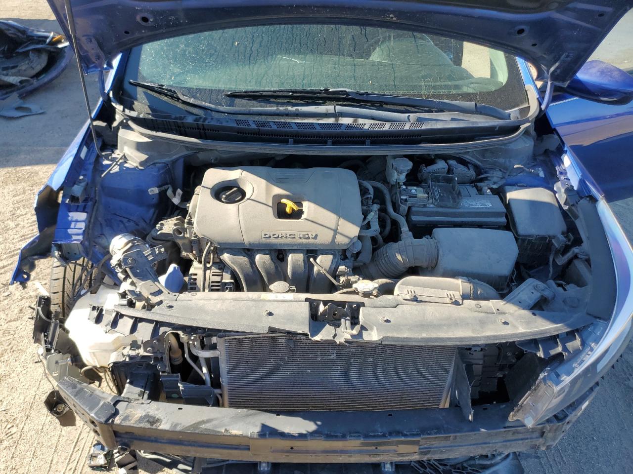 2017 KIA Forte VIN 3KPFL4A76HE121087 Copart auction photo, front end damage thumbnail 13