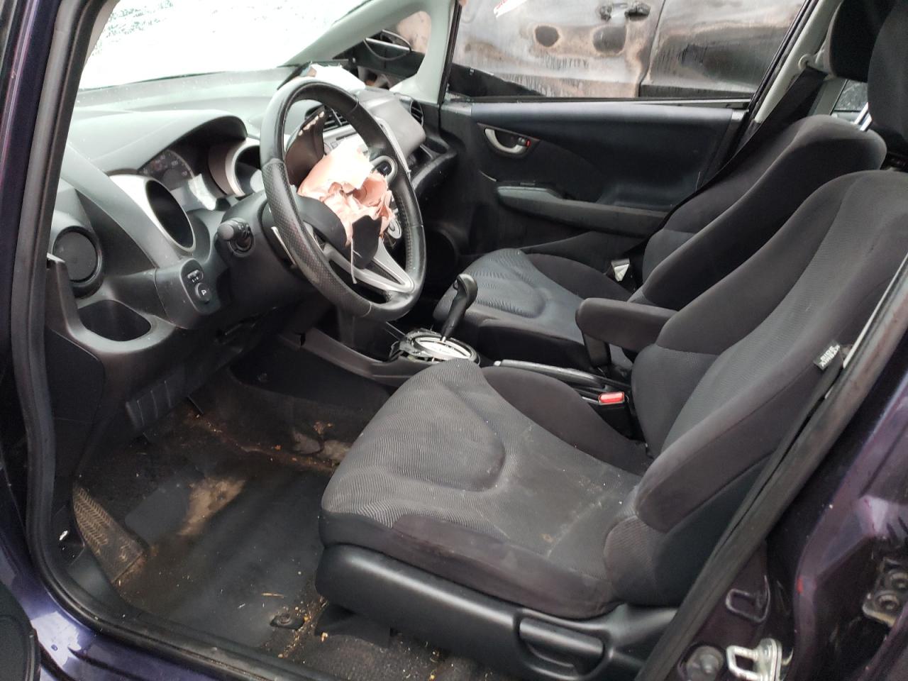 2010 Honda Fit VIN JHMGE8H45AC016943 Copart auction photo, front end / side damage thumbnail 7