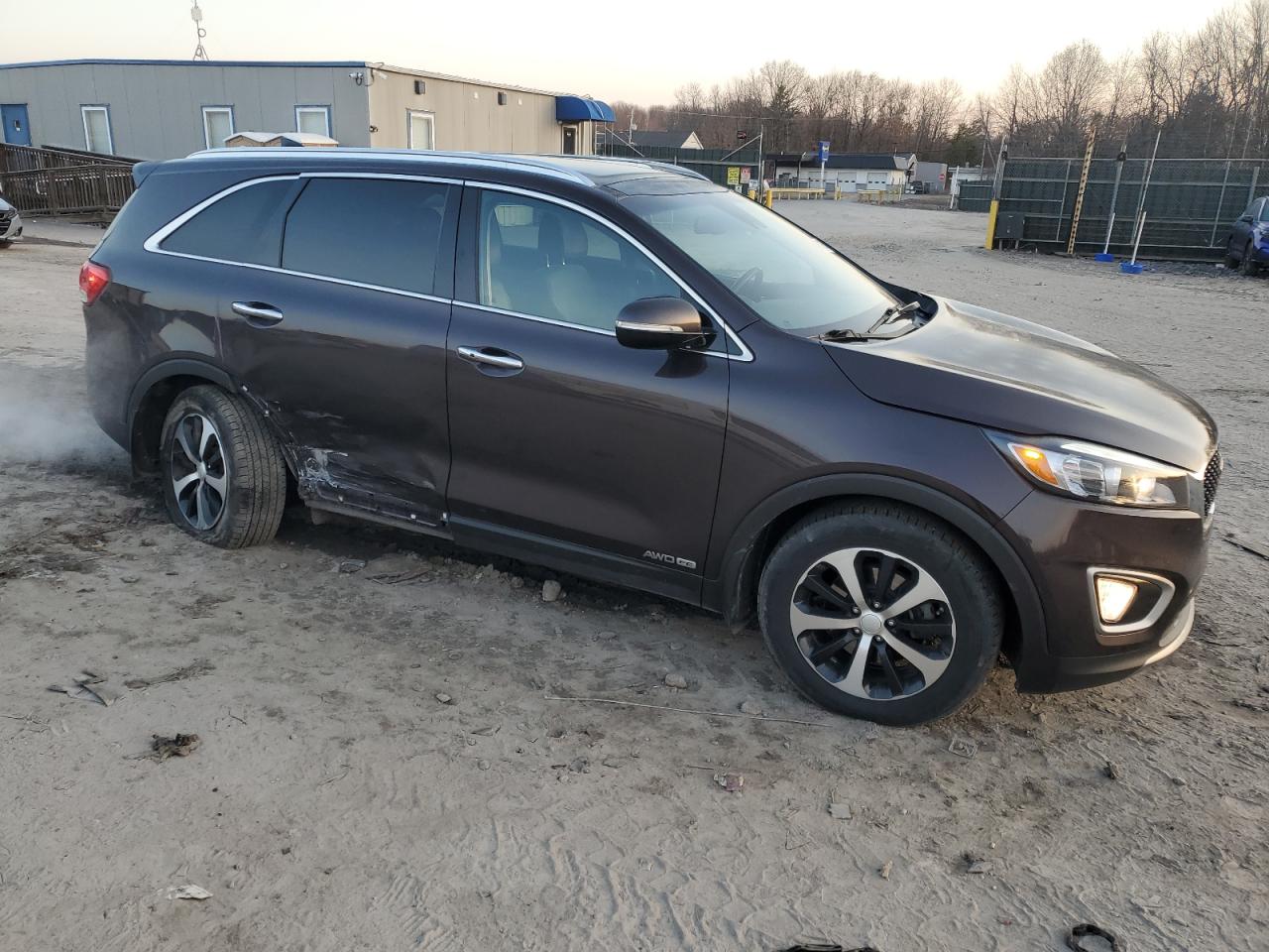 2017 KIA Sorento VIN 5XYPHDA57HG307373 Copart auction photo, side damage thumbnail 4