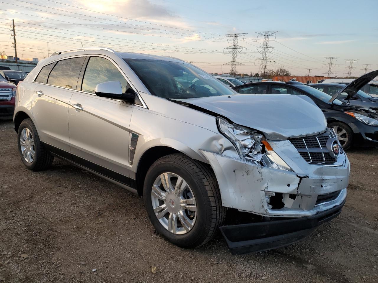 2011 Cadillac SRX VIN 3GYFNAEY1BS539376 Copart auction photo, front end / minor dent/scratches damage thumbnail 4