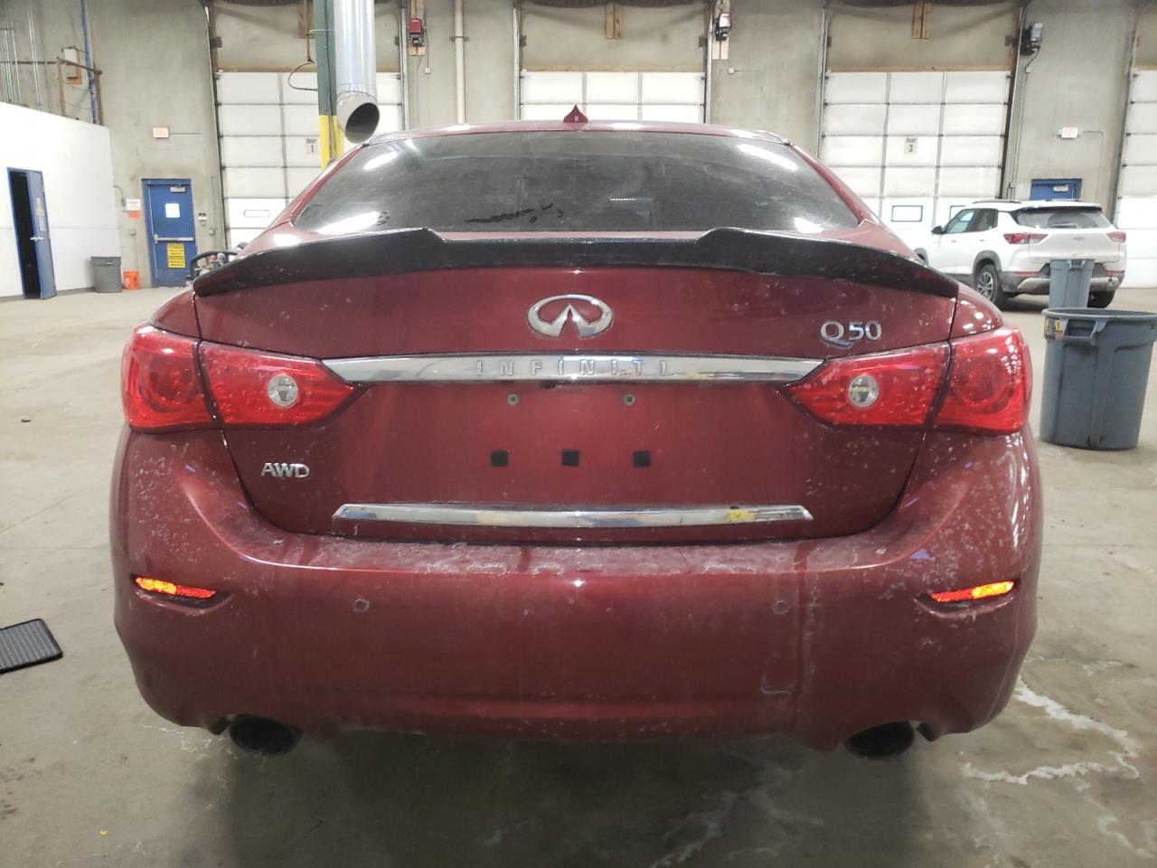 2016 Infiniti Q50 VIN JN1EV7ARXGM344387 Copart auction photo, front end damage thumbnail 6