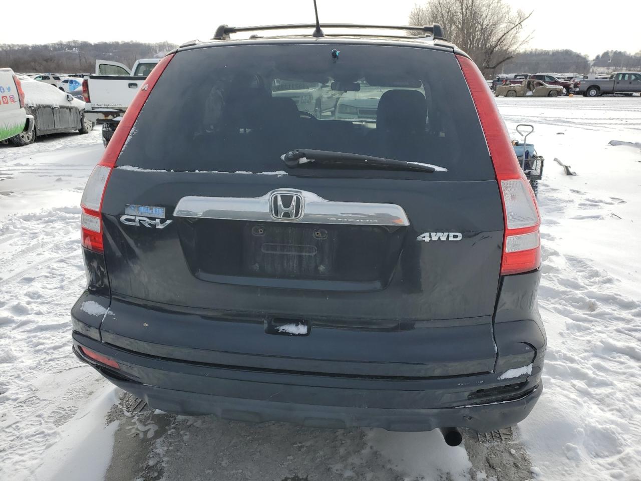 2011 Honda CR-V VIN JHLRE4H55BC007658 Copart auction photo, side damage thumbnail 6