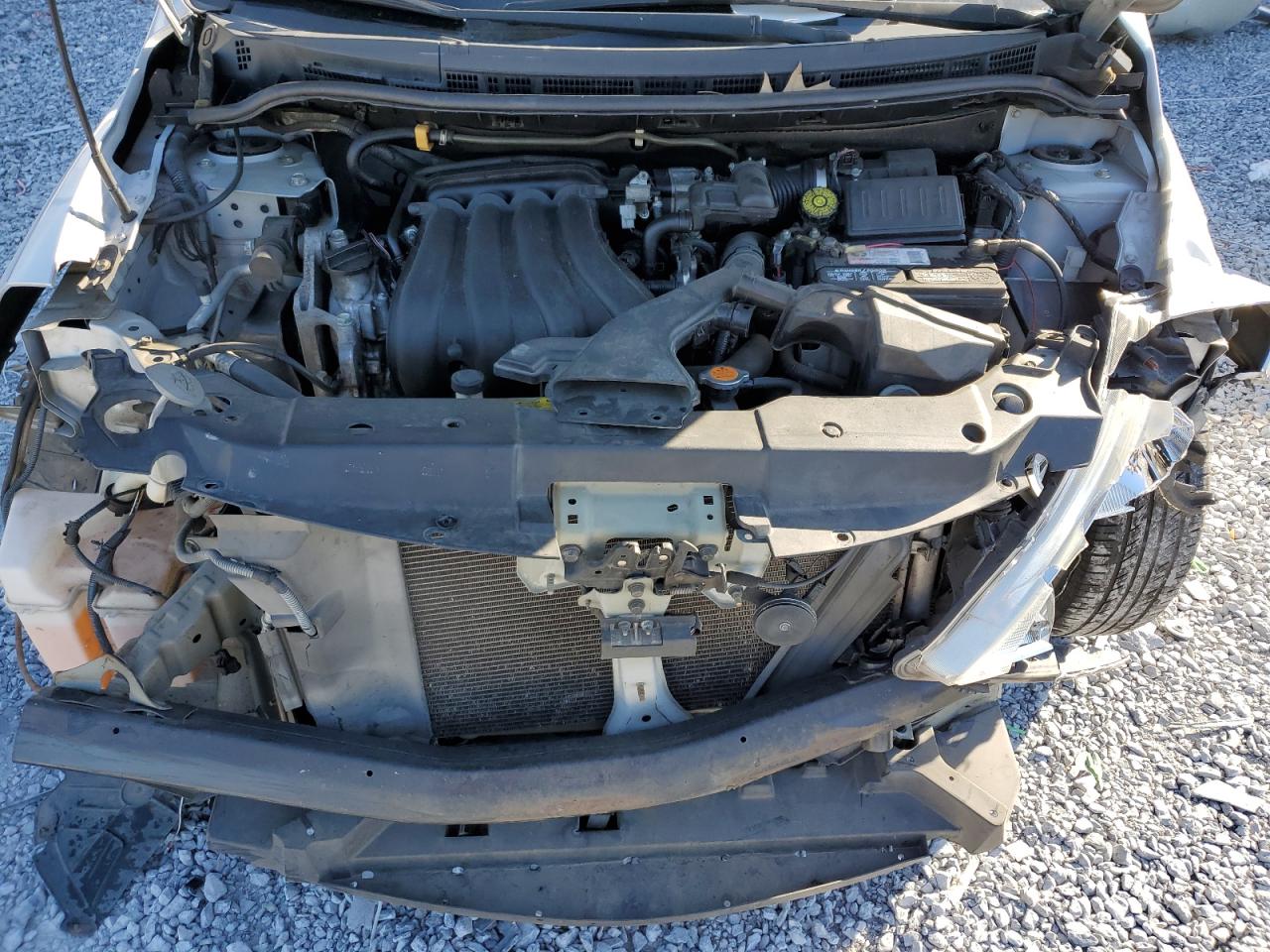 2012 Nissan Versa VIN 3N1BC1CP8CL361260 Copart auction photo, front end damage thumbnail 11