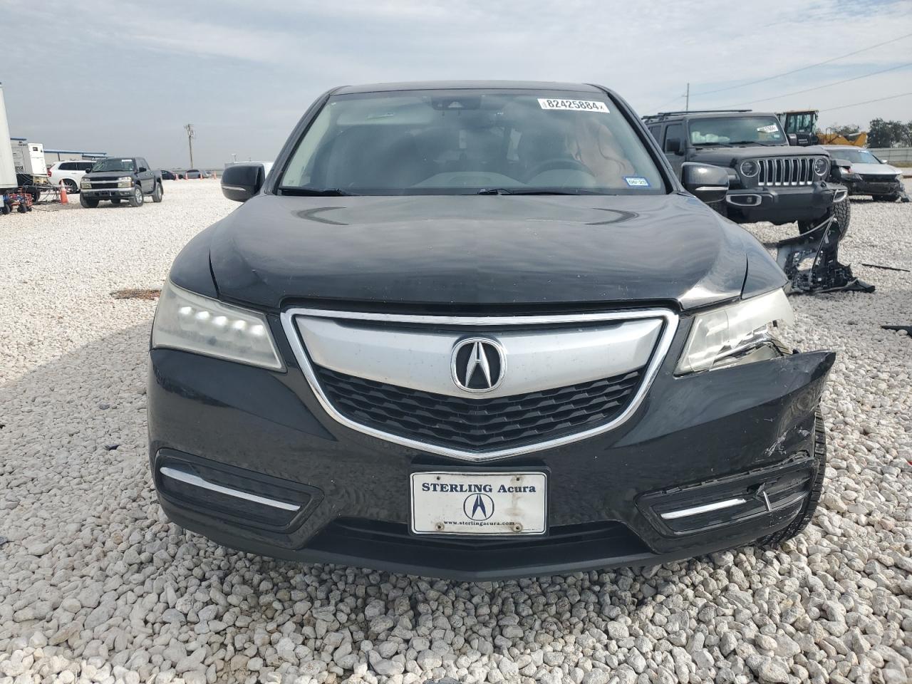2016 Acura MDX VIN 5FRYD4H42GB009234 Copart auction photo, front end / side damage thumbnail 5
