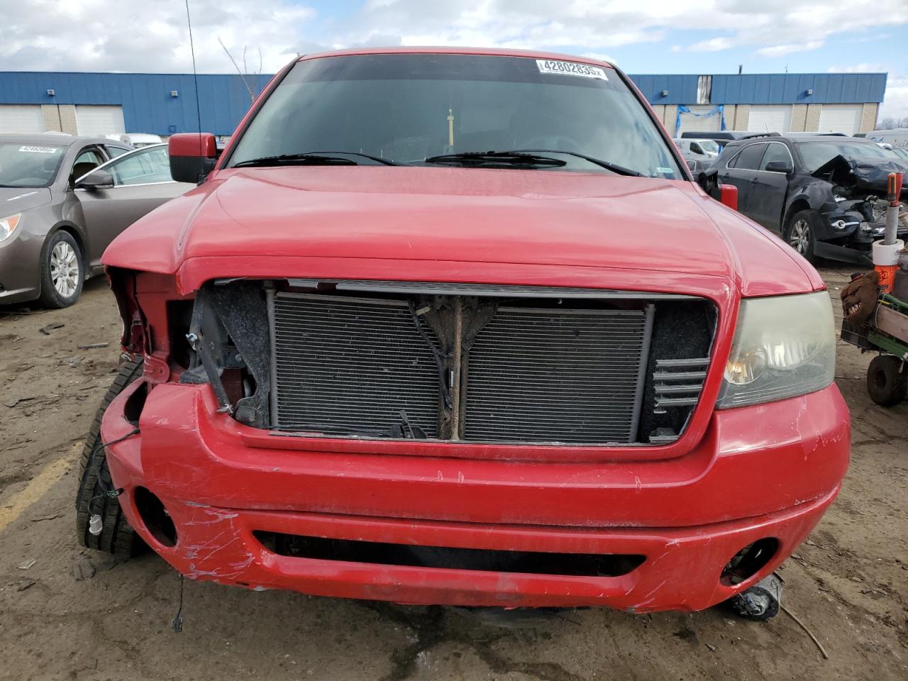 2008 Ford F-150 VIN 1FTRX02W98KB63301 Copart auction photo, rollover / front end damage thumbnail 5