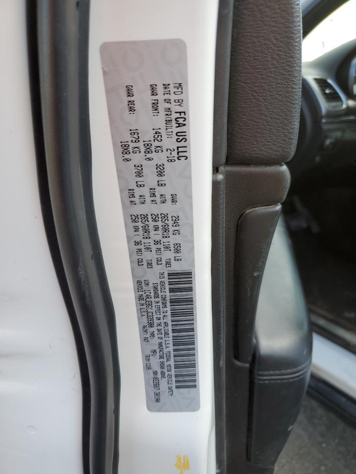 2018 Jeep Grand Cherokee VIN 1C4RJEBG1JC339300 Copart auction photo, minor dent/scratches damage thumbnail 14