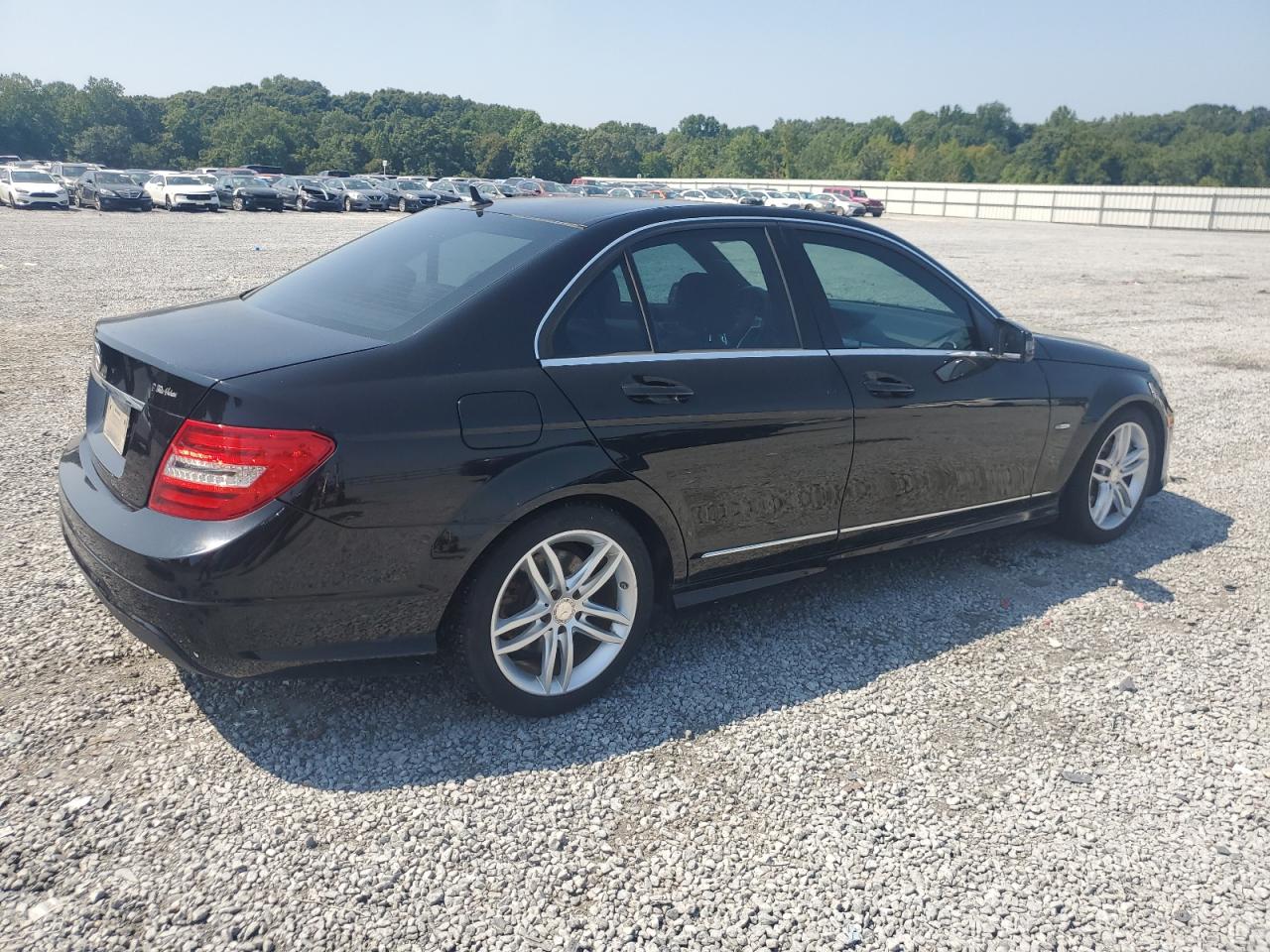 2012 Mercedes-Benz C-klasse VIN WDDGF4HB0CR228564 Copart auction photo, front end / minor dent/scratches damage thumbnail 3