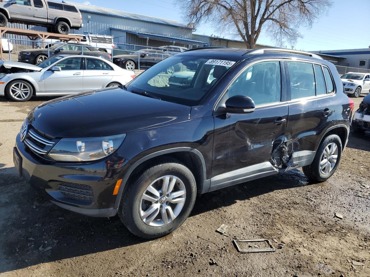 2016 Volkswagen Tiguan VIN WVGAV7AX7GW602052