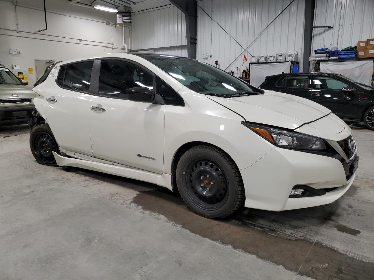 2019 Nissan Leaf VIN 1N4AZ1CP6KC314249 Copart auction photo, rear end / side damage thumbnail 4