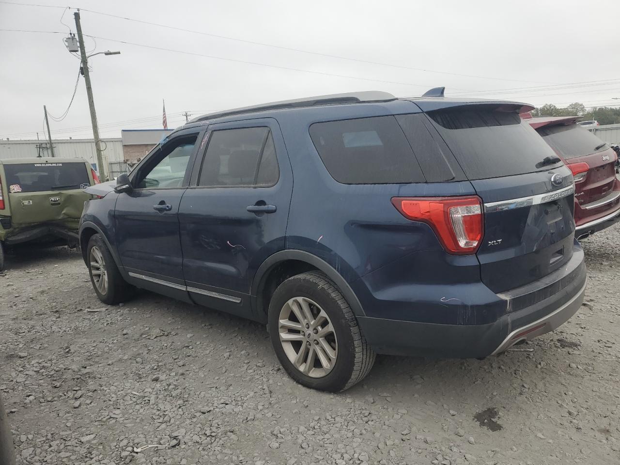 2017 Ford Explorer VIN 1FM5K7D80HGA87034 Copart auction photo, front end damage thumbnail 2