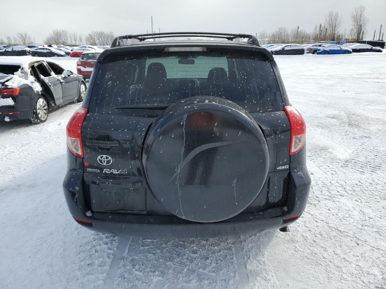 2008 Toyota RAV 4 VIN JTMBK31V186044614 Copart auction photo, front end damage thumbnail 6
