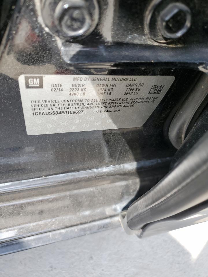 2014 Cadillac CTS VIN 1G6AU5S84E0169697 Copart auction photo, front end damage thumbnail 12