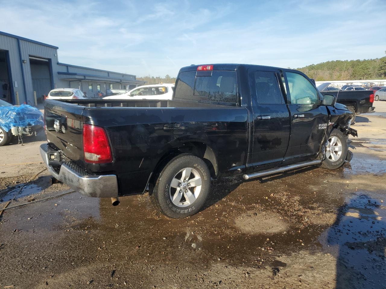 2014 RAM 1500 VIN 1C6RR6GT2ES257003 Copart auction photo, front end / side damage thumbnail 3