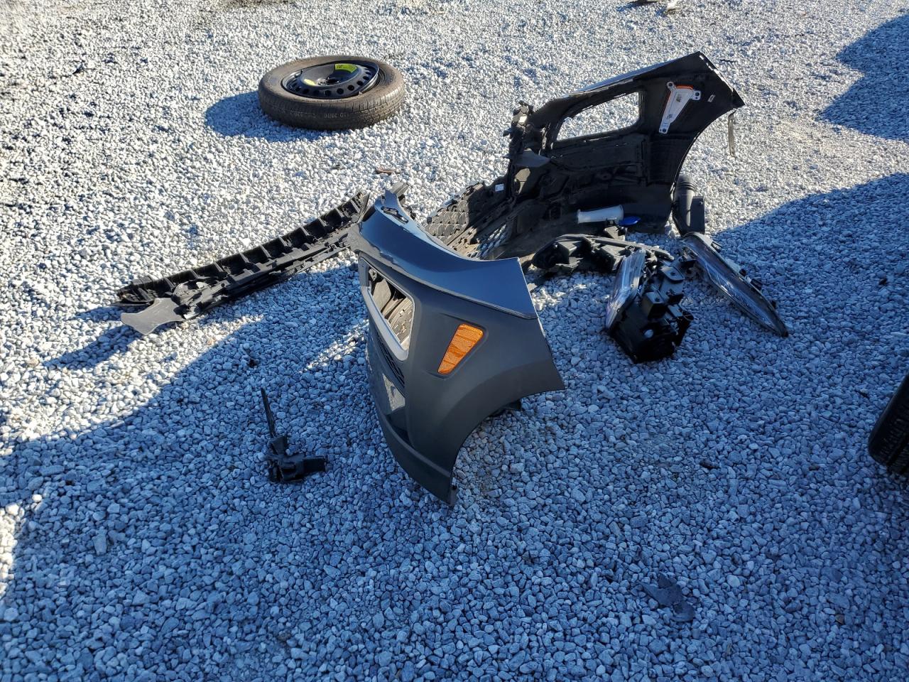 2019 Hyundai Kona VIN KM8K12AA0KU265663 Copart auction photo, front end damage thumbnail 13