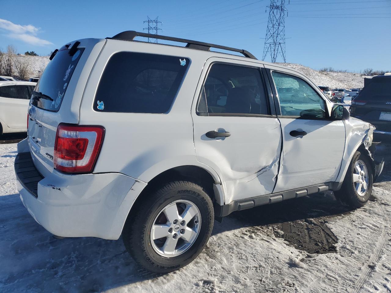 2012 Ford Escape VIN 1FMCU9DG6CKB43214 Copart auction photo, front end / side damage thumbnail 3