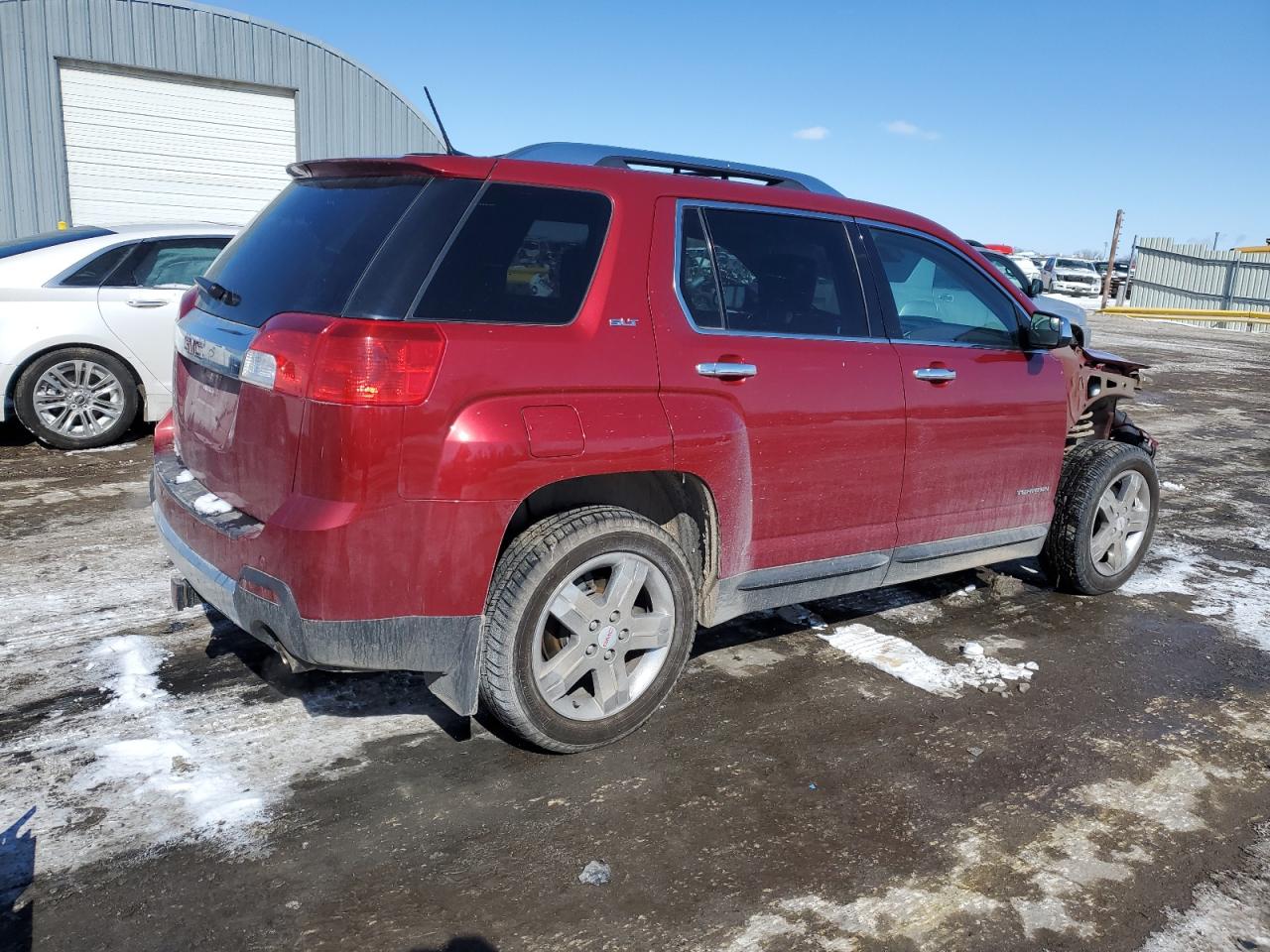 2013 GMC Terrain VIN 2GKFLWE39D6400535 Copart auction photo, front end damage thumbnail 3