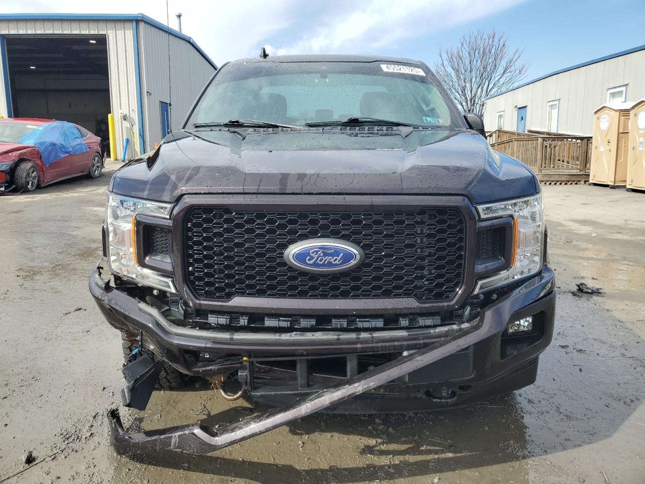 2020 Ford F-150 VIN 1FTEX1EP6LFA81276 Copart auction photo, front end / side damage thumbnail 5