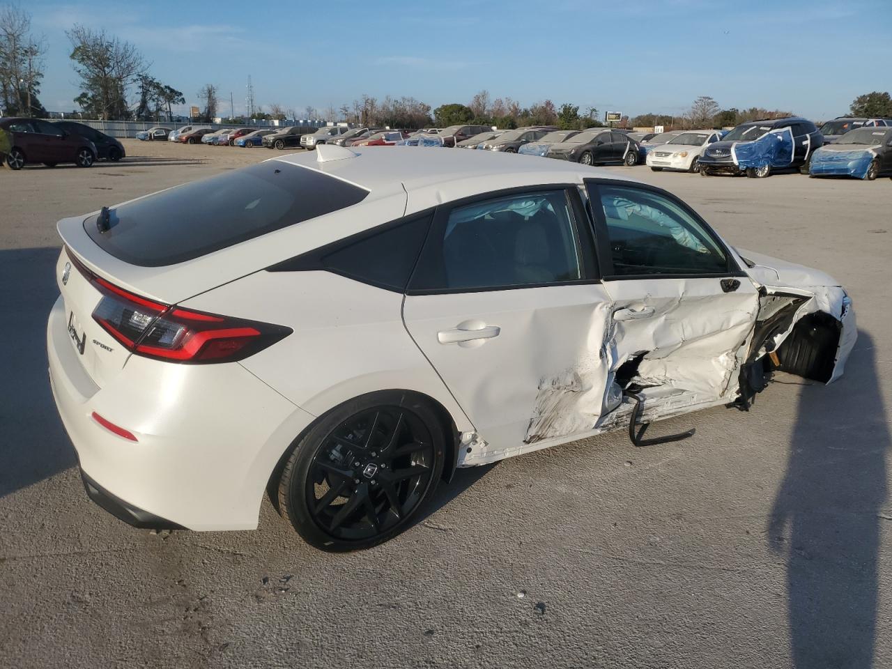 2025 Honda Civic VIN 19XFL2H86SE013286 Copart auction photo, undercarriage / side damage thumbnail 3