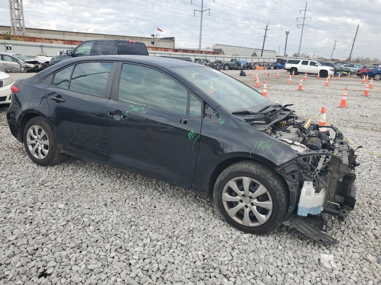 2020 Toyota Corolla VIN 5YFEPRAE1LP100537 Copart auction photo, front end damage thumbnail 4