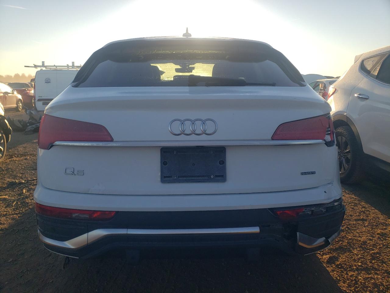 2021 Audi Q5 VIN WA15AAFY1M2077504 Copart auction photo, rear end / side damage thumbnail 6