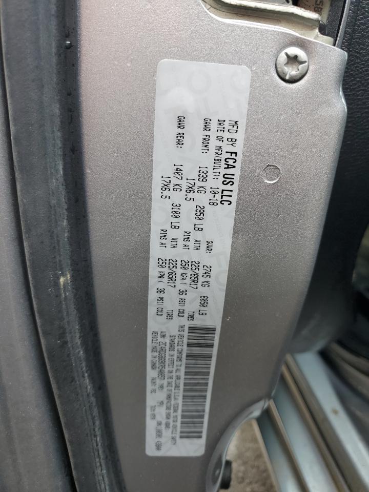 2019 Dodge Caravan VIN 2C4RDGBG9KR540857 Copart auction photo, water/flood / front end damage thumbnail 14