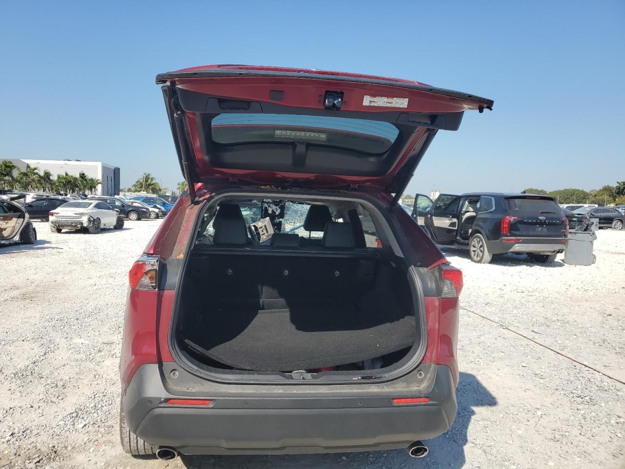 2020 Toyota RAV 4 VIN JTMC1RFV7LD045158 Copart auction photo, rollover damage thumbnail 6